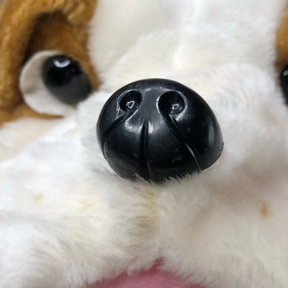 VINTAGE Kellytoy Tan White Bulldog Plush Stuffed Dog Animal Plushie Kids Stuffie - Picture 6 of 14